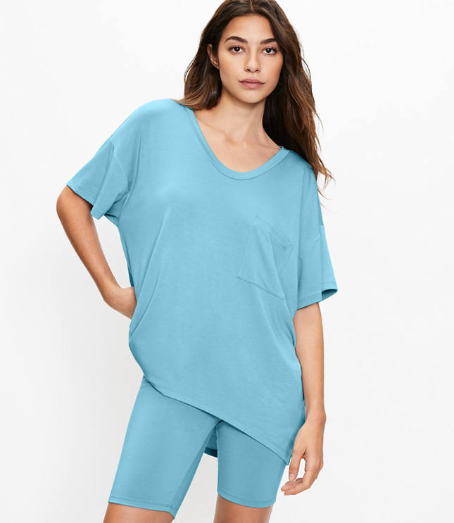 Loft LOFT Daydream Luxe Knit Oversized Pocket Pajama Top