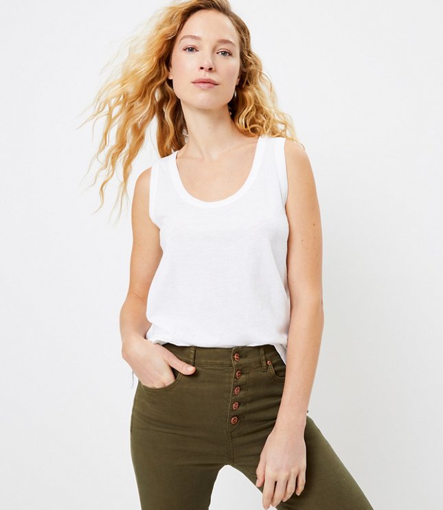 loft sleeveless tops
