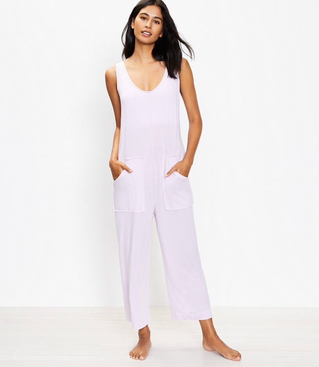 Loft LOFT Daydream Luxe Knit Pocket Pajama Romper