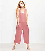 Luxe Knit Pocket Pajama Romper carousel Product Image 1