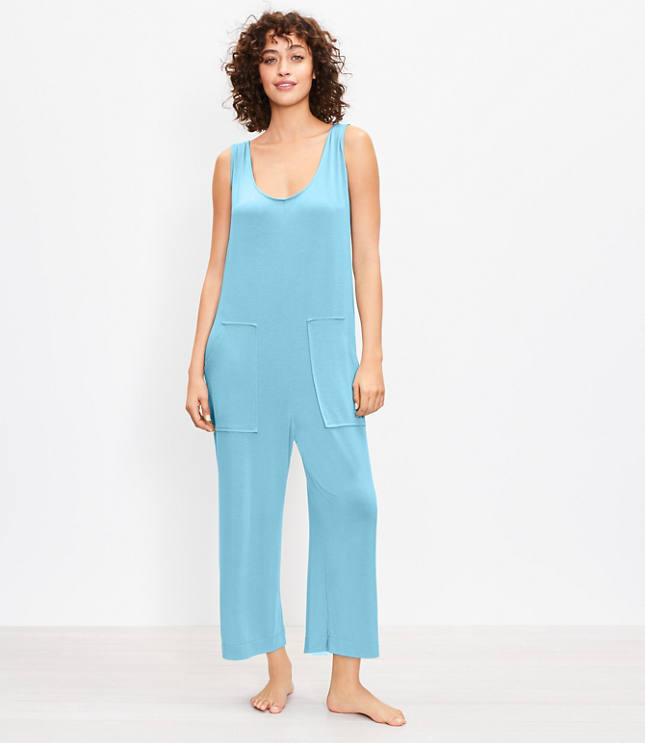 Loft LOFT Daydream Luxe Knit Pocket Pajama Romper