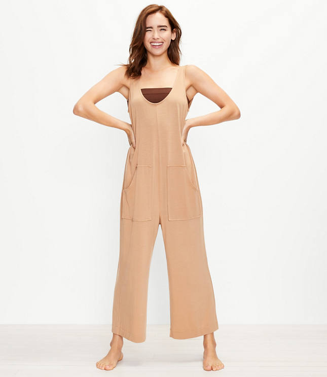 Loft LOFT Daydream Luxe Knit Pocket Pajama Romper