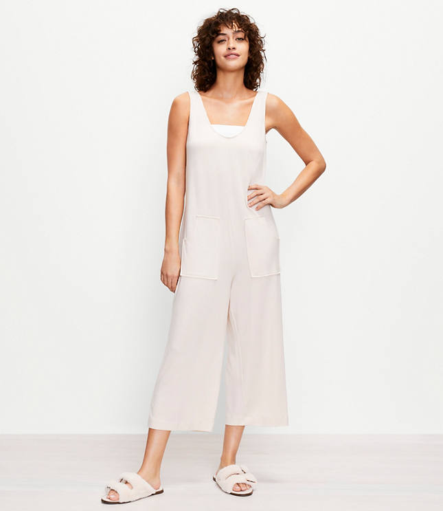 Loft LOFT Daydream Luxe Knit Pocket Pajama Romper