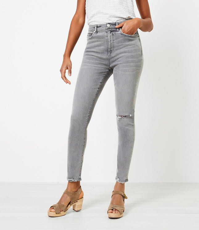 Petite High Waist Jeans Loft