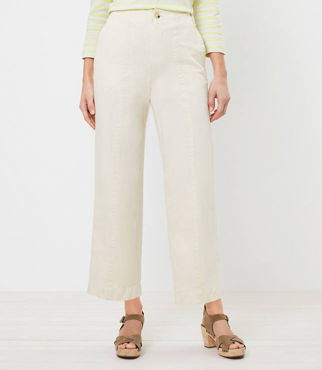 Curvy Slim Wide Leg Pants