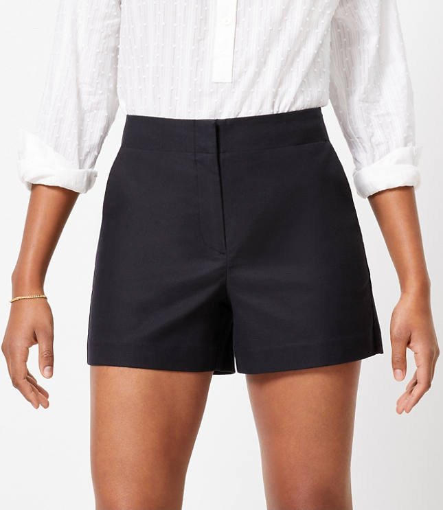 Loft Curvy Structured Shorts