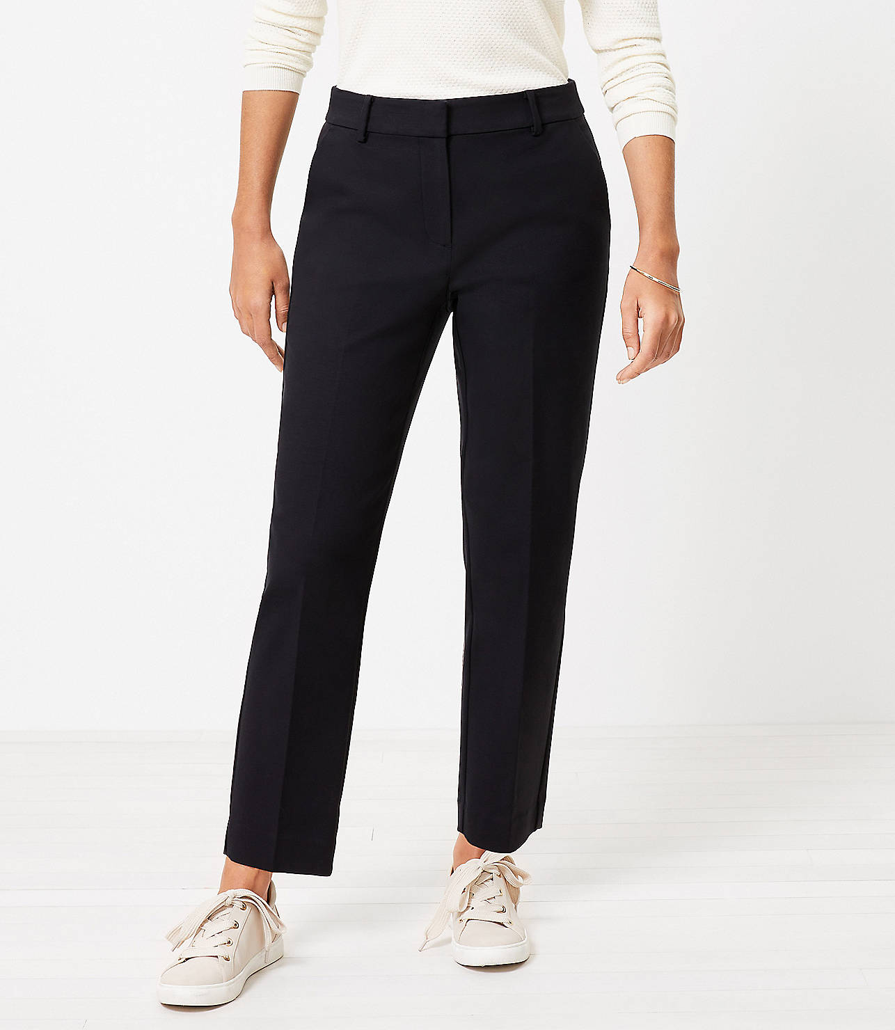 Tall Curvy Straight Pants in Stretch Double Weave