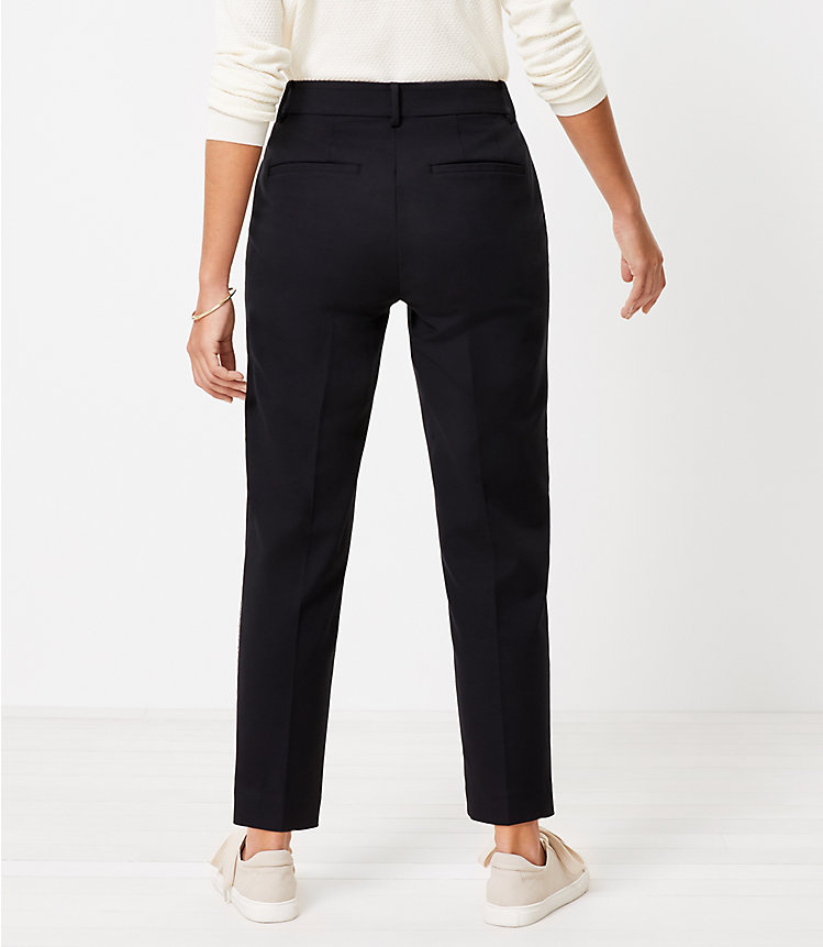 Tall Curvy Straight Pants in Stretch Double Weave image number null