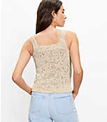 Marled Cropped Sweater Tank carousel Product Image 3
