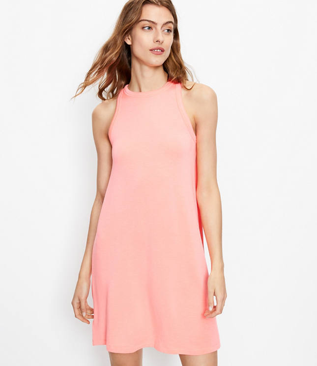 Lou Grey Signaturesoft Halter Swing Dress