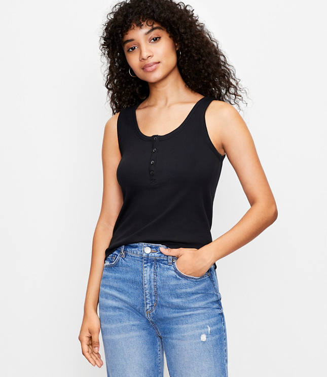 loft sleeveless tops