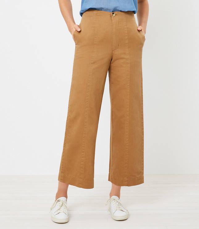 petite wide leg ripped jeans