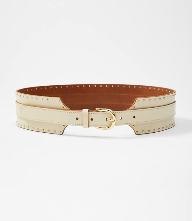 Leather Wide Waist Belt