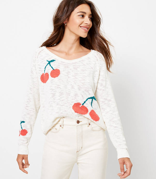 Petite Lou & Grey Cherry Sweater