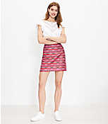 Ikat Jacquard Mini Skirt carousel Product Image 2