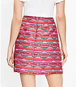 Ikat Jacquard Mini Skirt carousel Product Image 3