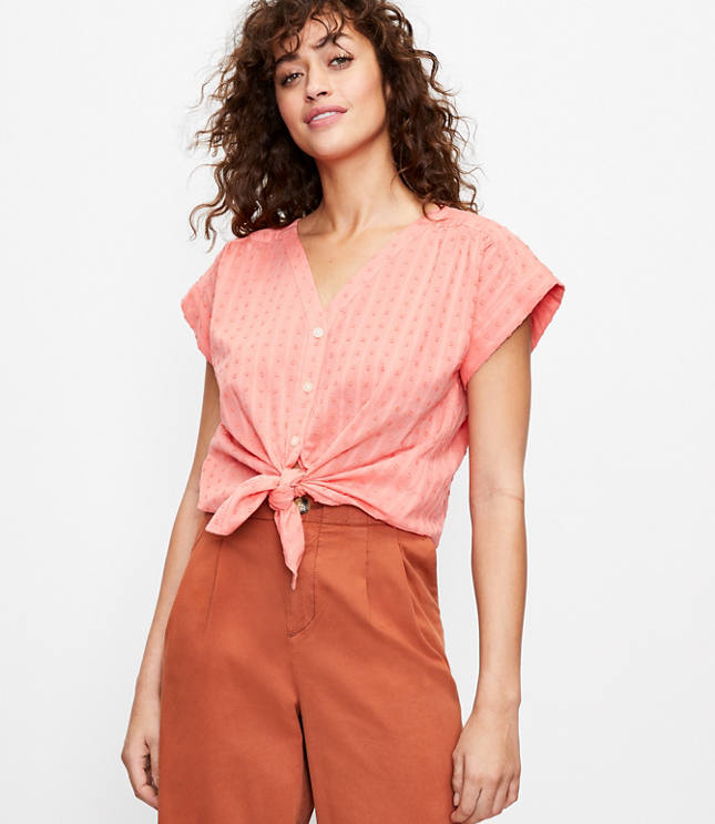 loft ruffle top