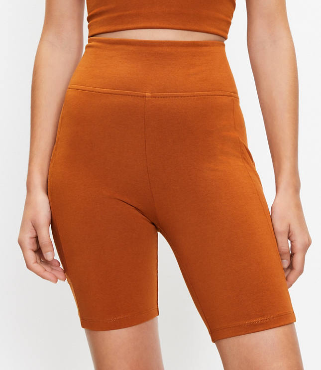 Legging Shorts With Pockets