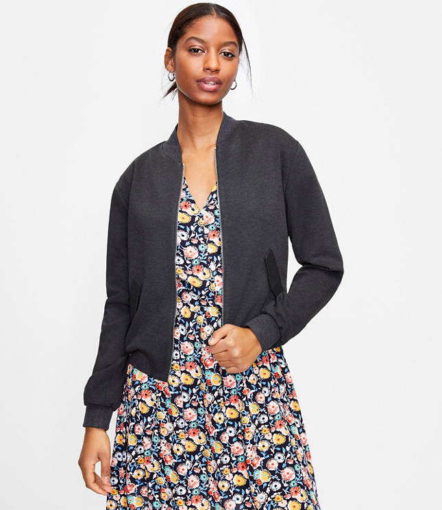 Loft Knit Bomber Jacket