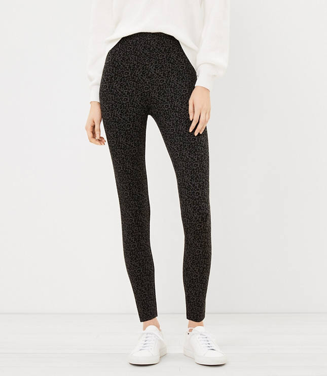 The Petite High Waist Sculpt Legging in Leopard Print