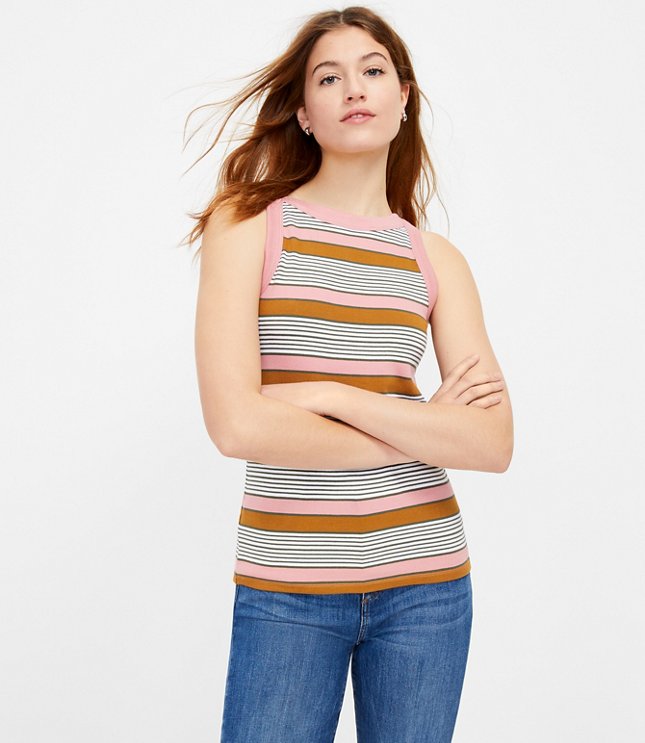 Striped Halter Tank