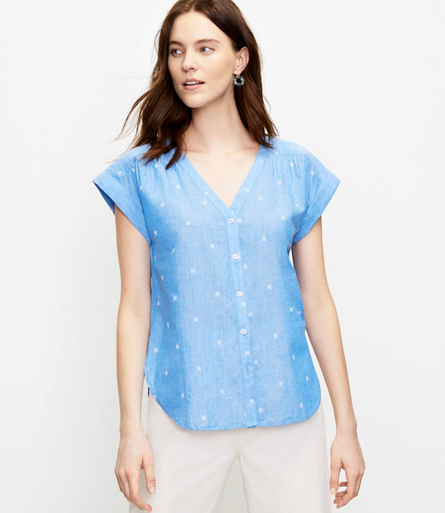 loft petite shirts