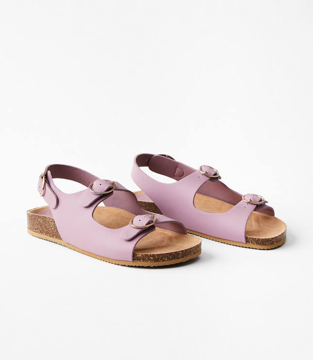 Braided Double Strap Lace-up Sandals