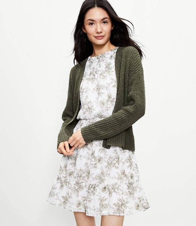 Loft Slouchy Open Cardigan