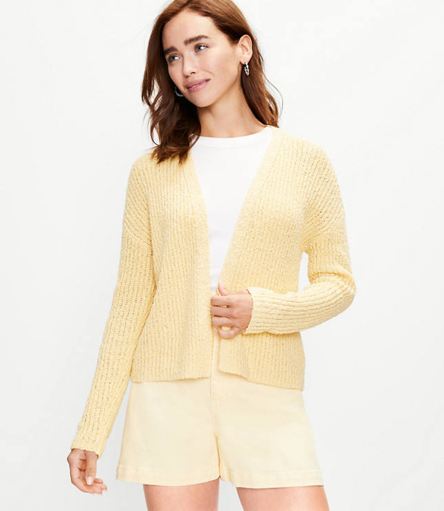 Loft Slouchy Open Cardigan