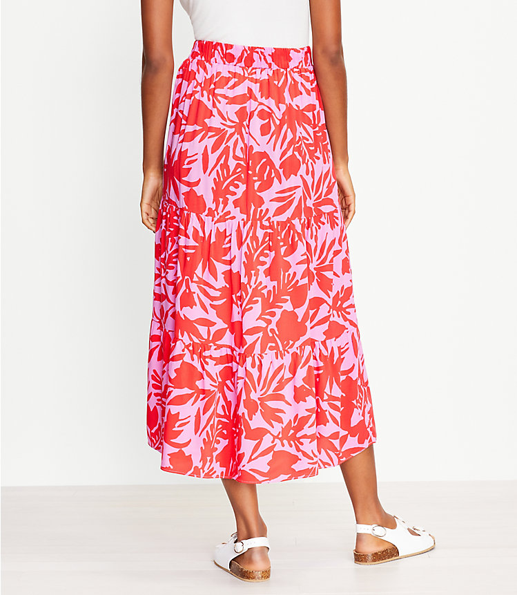 Tropic Tiered Maxi Skirt image number 2