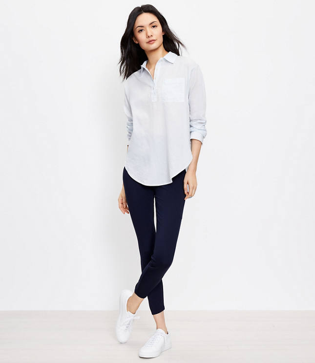 Loft Lou & Grey Lite Ponte Crop Pocket Leggings