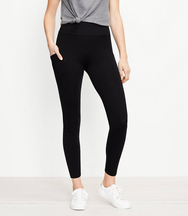 Lou & Grey Sporty Ponte Side Pocket Leggings