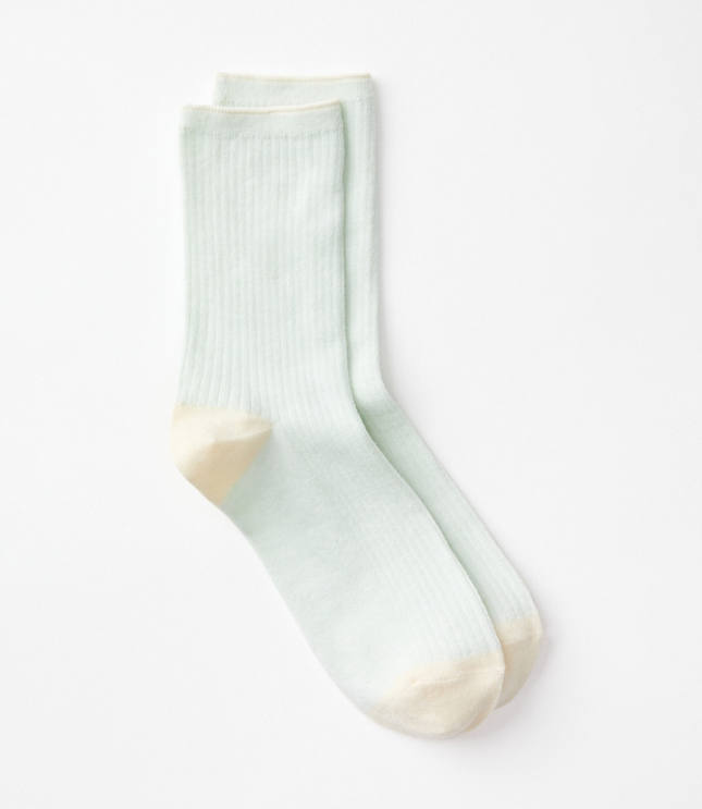 Loft Ribbed Crew Socks