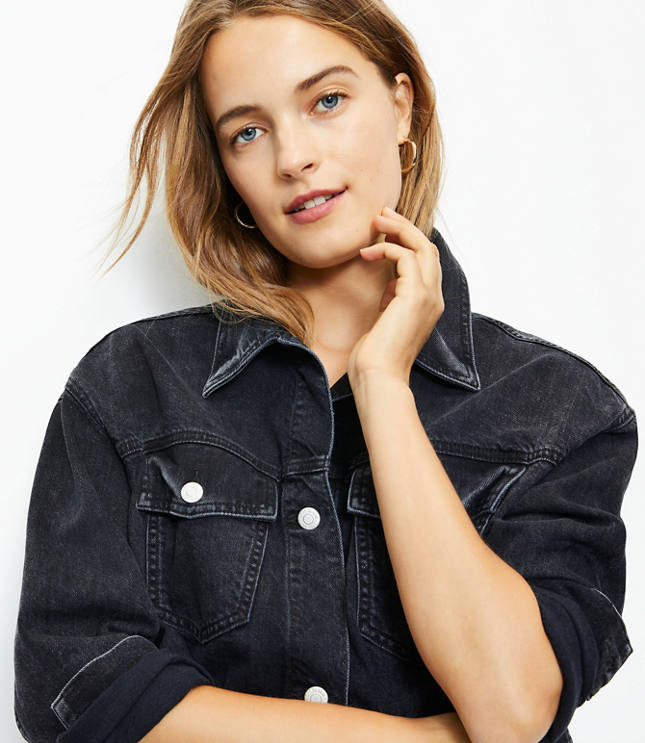 Loft modern denim jacket store
