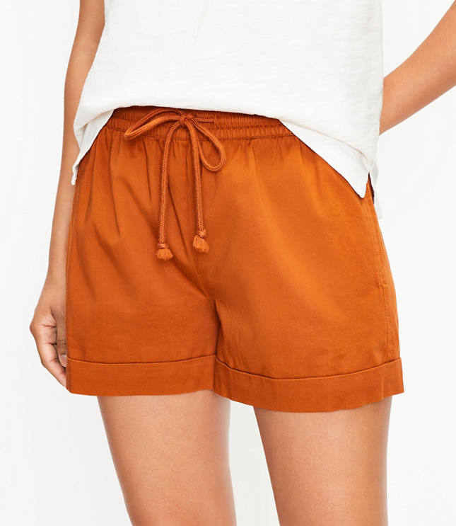 Lou & Grey Supersoft Sateen Drawstring Shorts