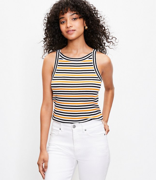 Striped Halter Tank