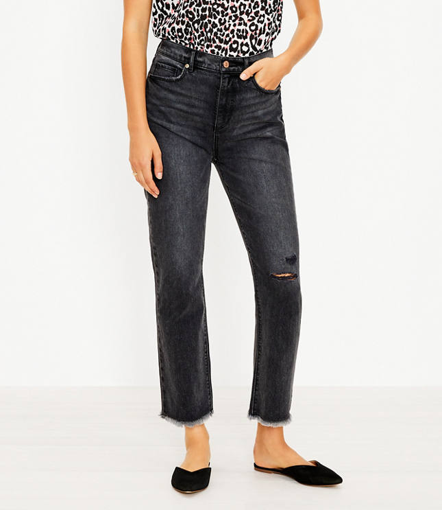 Black best sale jeans loft