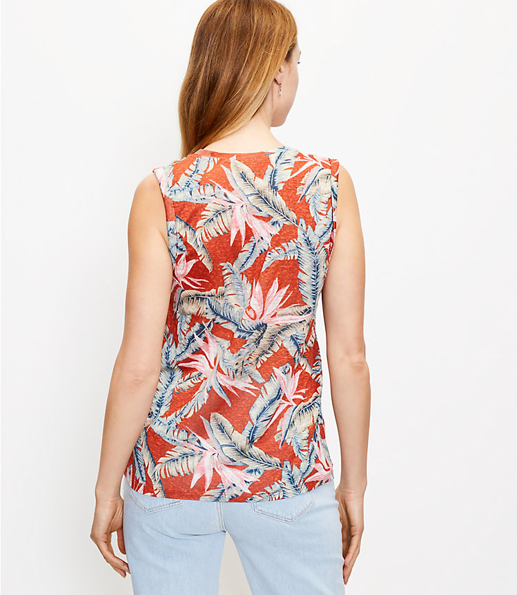 Paradise Linen Tank Top image number 2