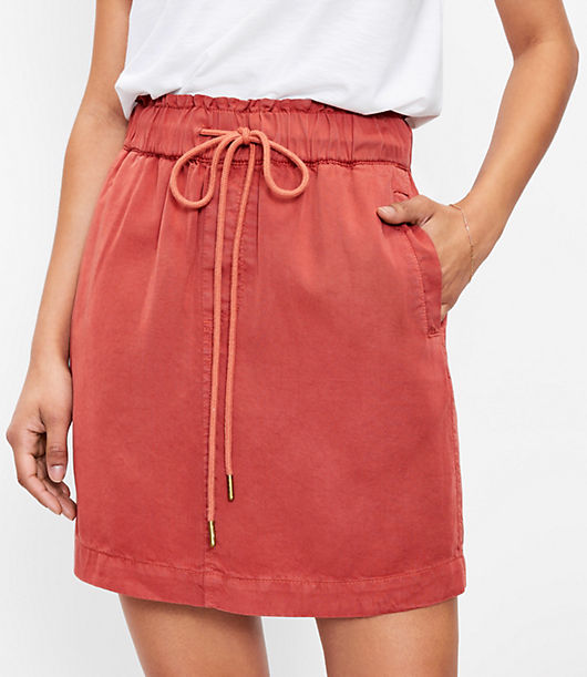 Loft Drawstring Pocket Skirt