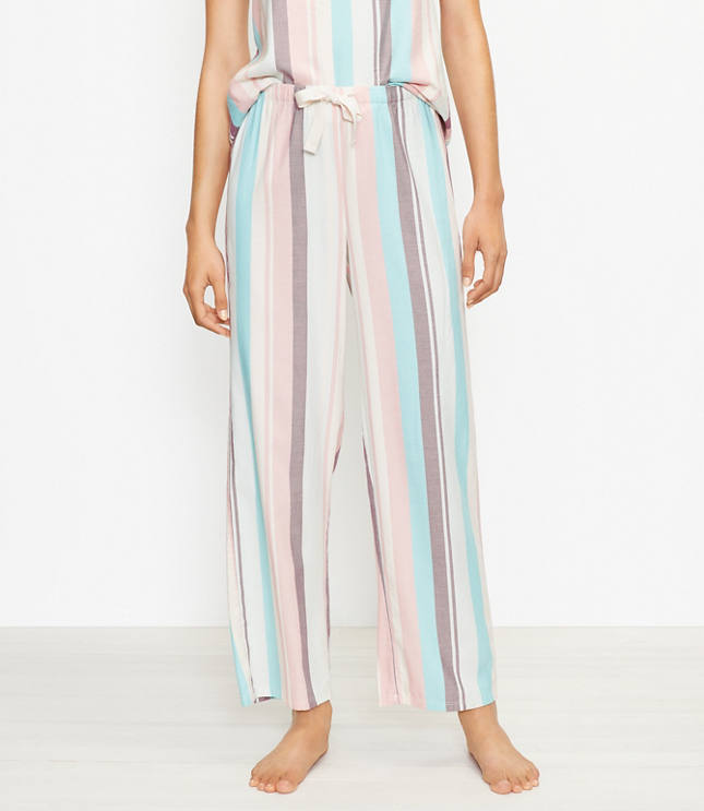 Loft Striped Pajama Pants