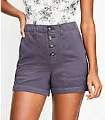 Curvy Casual Utility Shorts carousel Product Image 1