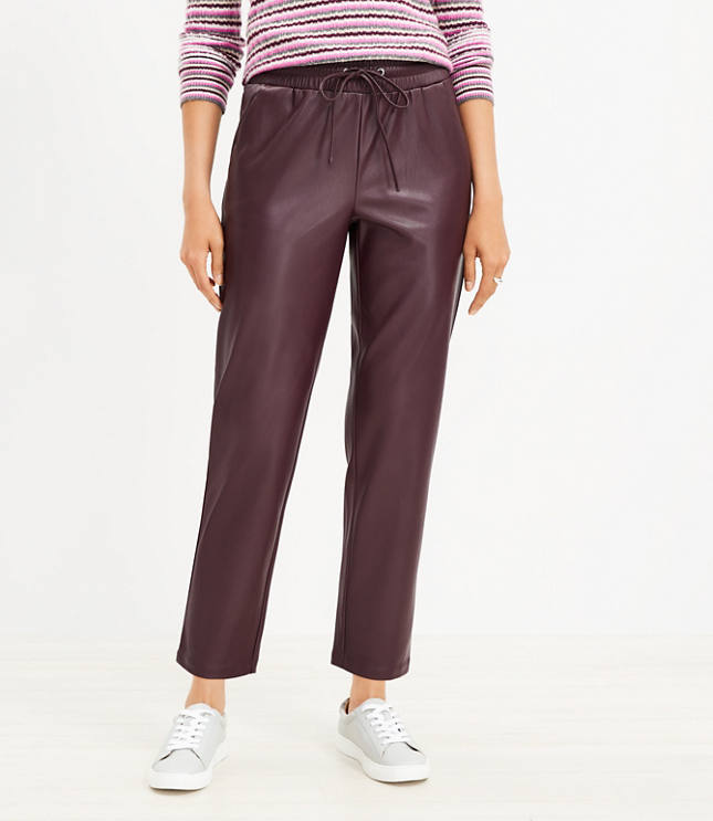 LOFT, Pants & Jumpsuits, Loft Faux Leather Leggings