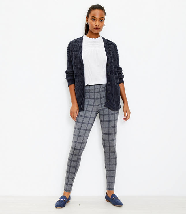 Plaid Ponte Leggings