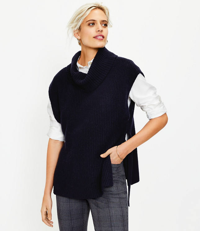 Side tie clearance sweater