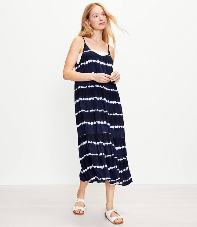 Tie dye maxi dress petite sale