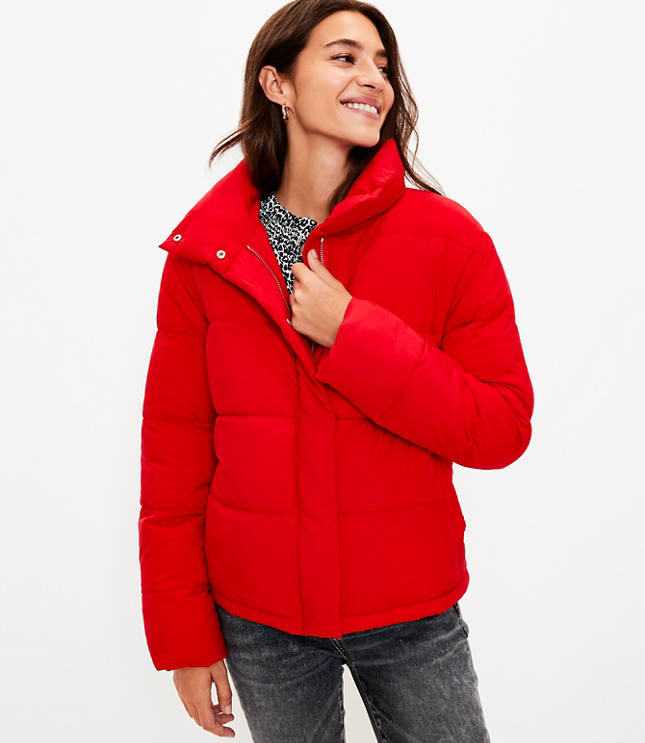 Loft puffer coat sale