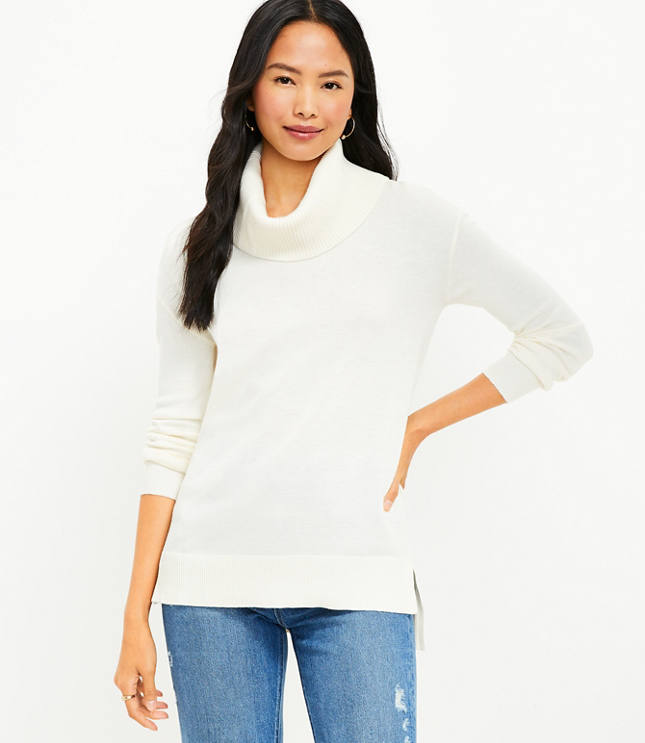 Cowl Tunic Sweater