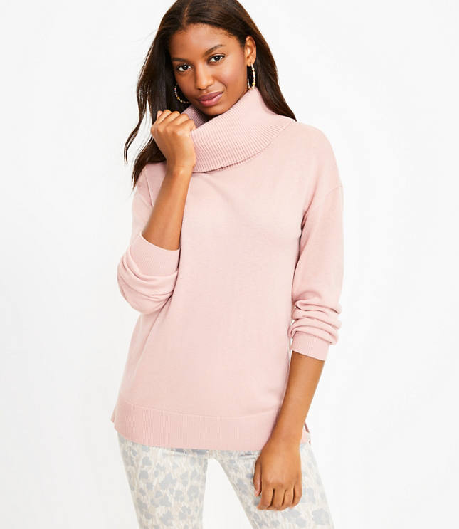 Ann taylor loft cowl neck clearance sweater