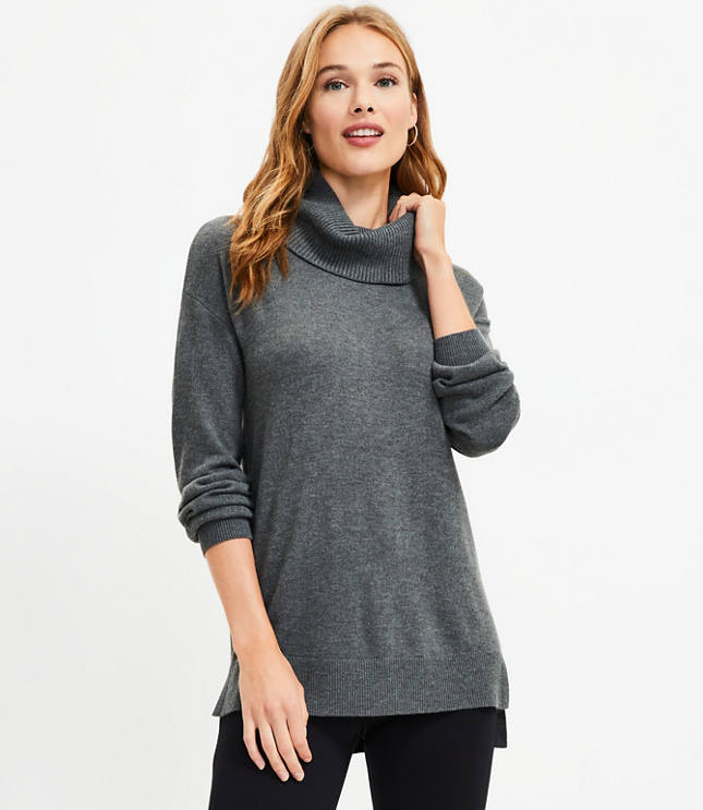 Cowl Tunic Sweater