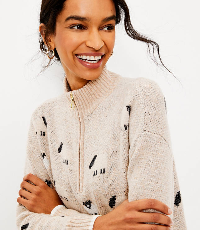 Sheep Zip Sweater